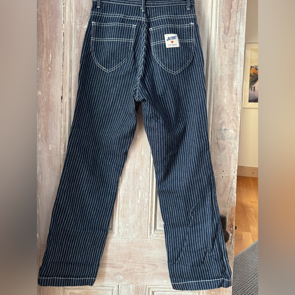 JEM (aka Lykke Wullf) CG Jeans in Striped Hickory size 4 - Picture 6 of 11